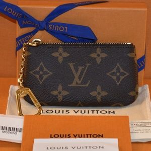 Authentic Louis Vuitton Key Pouch Monogram